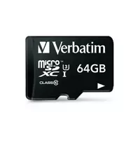 64gb sd - Verbatim Pro microSDHC 64GB UHS-I U3 Class 10 + SD Adapter - 2 nuotrauka