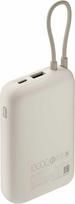 xiaomi power bank - Xiaomi (Integruotas kabelis) 10000 mAh Tan (Smėlio) - 5 nuotrauka