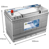 automobilio varta akumuliatoriai - Varta ProMotive Black HD H17 - 4 nuotrauka