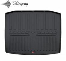 Guminis bagažinės kilimėlis SKODA Octavia IV A8 2020-&gt (universal) black /6020091
