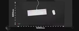 peles kilimelis mouse pad - Genesis Carbon 500 Hyper Logo Pelės kilimėlis 600 x 1200 x 2.5 mm Juodas (Black) - 2 nuotrauka