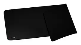 peles kilimelis mouse pad - Genesis Carbon 500 Hyper Logo Pelės kilimėlis 600 x 1200 x 2.5 mm Juodas (Black) - 5 nuotrauka