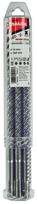 betono graztas 5 mm - Grąžtas betonui Makita E-14819 Nemesis II; SDS-plus; 12x265 mm; 5 vnt. - 2 nuotrauka