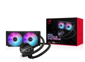 vandes ausintuvai procesoriaus - ASUS ROG Ryuo III 240 ARGB Procesorius Aušinimo skysčiu rinkinys 12 cm Juoda - 2 nuotrauka