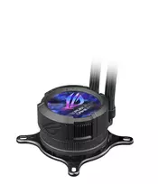 ausintuvai am4 - ASUS ROG STRIX LC III 360 ARGB LCD Juodas (Black) Procesoriaus AIO Aušintuvas - 3 nuotrauka