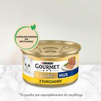gourmet kaciu maistas - Purina Nestle Gourmet Gold - vištiena ir lašiša - šlapias kačių maistas - 85 g - 2 nuotrauka