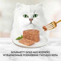 gourmet kaciu maistas - Purina Nestle Gourmet Gold - vištiena ir lašiša - šlapias kačių maistas - 85 g - 4 nuotrauka