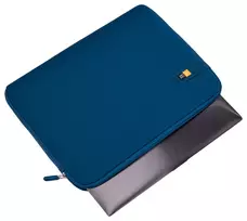 kompiuteriu deklai 14 coliu - Case Logic 5144 Laptop Sleeve 14 LAPS-114 Dark Teal - 2 nuotrauka