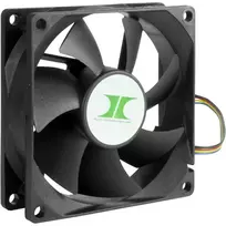 80mm ventiliatorius - Inter-Tech IPC Fan Set 80mm Juodas (Black) 4 vnt. - 3 nuotrauka