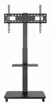 stovas su ratukais - Gembird TVS-75S-02 Televizoriaus stovas su ratukais, 37-75", Juodas (Black) - 6 nuotrauka