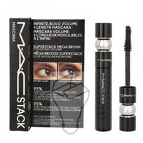 mac - MAC Stack Macro apimties ir ilgio suteikiantis blakstienų tušas - Black 12 ml. - 2 nuotrauka