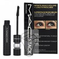 micro - MAC Stack Micro blakstienų tušas, 12 ml, Juodas (Black) - 2 nuotrauka