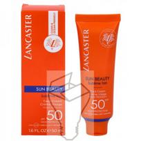 veido idegio - Lancaster Sun Beauty Comfort Touch Face Cream SPF50 apsauginis kremas nuo saulės veidui - 50 ml. - 2 nuotrauka