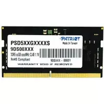 ddr5 4800 32gb - Patriot Memory Signature, DDR5, 32 GB, 4800 MHz, SO-DIMM - 2 nuotrauka