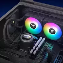 120 aio - Thermaltake TH360 V2 Ultra EX ARGB Juodas (Black) - 2 nuotrauka