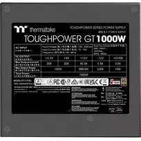 maitinimo blokas 1000w gold - Thermaltake Toughpower GT 1000W Juodas (Black) - 6 nuotrauka