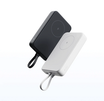 xiaomi magnetic power bank - Xiaomi 33W Magnetic 10000mAh Baltas (White) - 3 nuotrauka