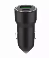 typos - Automobilinis įkroviklis Gembird A2PDQC20, USB Type C, juoda, 20 W - 2 nuotrauka