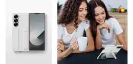 samsung z fold - Samsung Silicone Case EF-MF956TJE Fold6 (Gray) - 3 nuotrauka