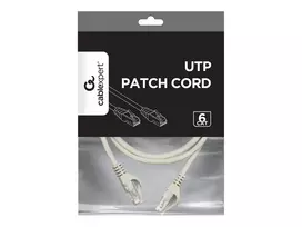 pvc tinklai - Gembird Patch Cable SFTP CAT6 1m Grey - 4 nuotrauka
