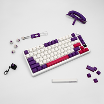 white gaming keyboard - LORGAR KBP7075W, Wireless 75% Mechanical Gaming Keyboard Pro, White, EN layout | LRG-KBP7075W-WH-US - 2 nuotrauka