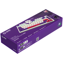 white gaming keyboard - LORGAR KBP7075W, Wireless 75% Mechanical Gaming Keyboard Pro, White, EN layout | LRG-KBP7075W-WH-US - 4 nuotrauka