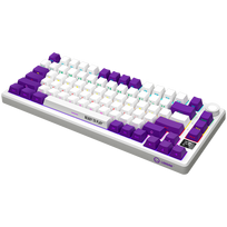 white gaming keyboard - LORGAR KBP7075W, Wireless 75% Mechanical Gaming Keyboard Pro, White, EN layout | LRG-KBP7075W-WH-US - 6 nuotrauka