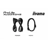 monitoriu full hd - iiyama ProLite XU2293HS-B6 21.5" IPS, Full HD, Juodas (Black) - 6 nuotrauka