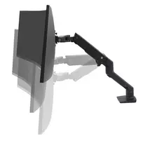 ergotron hx - Ergotron HX Desk Monitor Arm with HD Pivot, 49", 19.1 kg - 3 nuotrauka