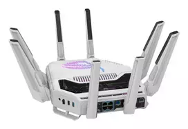 rog wifi 7 router - ASUS ROG Rapture GT-BE19000AI, baltas (White) - 8 nuotrauka
