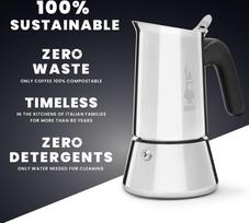 induction moka pot - Kavinukas Bialetti Venus Moka, 0.2 l - 2 nuotrauka