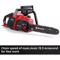 grandinini - Einhell GP-LC 36/40 Li BL-Solo, 40 cm, Juodas (Black), Raudonas (Red) - 2 nuotrauka