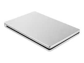 hdd isorinis diskas 2tb - Toshiba Canvio Slim, HDD, 2 TB, sidabro - 2 nuotrauka