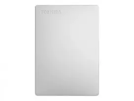 hdd isorinis diskas 2tb - Toshiba Canvio Slim, HDD, 2 TB, sidabro - 3 nuotrauka