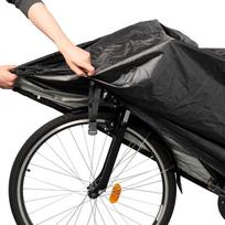 dviracio krepsia - Hurtel neperšlampantis dviračio uždangalas XL, juodas (Black) - 4 nuotrauka