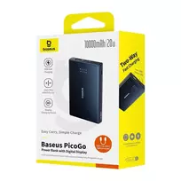 baseus power bank 10000 mah - Baseus PicoGo P10076801123-00 10000mAh Juodas (Black) - 2 nuotrauka
