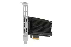 sas adapteris - Icy Dock MB987M2P-1B EZConvert Ex Pro M.2 NVMe į PCIe adapteris Juodas (Black) - 3 nuotrauka