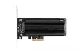 sas adapteris - Icy Dock MB987M2P-1B EZConvert Ex Pro M.2 NVMe į PCIe adapteris Juodas (Black) - 7 nuotrauka
