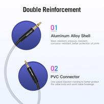 2.5mm 3.5mm cable - Mini jack 3,5mm to 2,5mm AUX cable Vention BALBH 2.5m (black) - 2 nuotrauka
