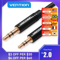 2.5mm 3.5mm cable - Mini jack 3,5mm to 2,5mm AUX cable Vention BALBH 2.5m (black) - 7 nuotrauka