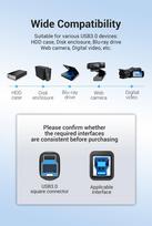 usb 3 0 3m - CABLE USB3.0 MALE TO MALE/3M BLACK COOBI VENTION - 2 nuotrauka
