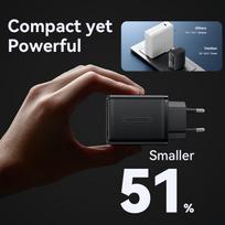 30w pakrovejas - MOBILE CHARGER WALL 65W USB/3P BLACK FERB0-EU VENTION - 7 nuotrauka
