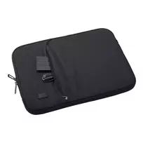 16 coliu kompiuterio deklas - Case Logic 5518 Laptop Sleeve with Pocket 16 inch black - 3 nuotrauka