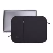 kompiuteriu deklai 14 coliu - Kompiuterio krepšys Logic 5516 with Pocket 14 black - 3 nuotrauka