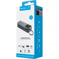 iniu isorine baterija - Sandberg All-in1 Powerbank 27000 PD240W - 2 nuotrauka