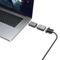 usb c mini displayport - Adapteris Hama USB-C - Mini DisplayPort   HDMI   VGA USB-C male, Mini DisplayPort female, pilka - 3 nuotrauka