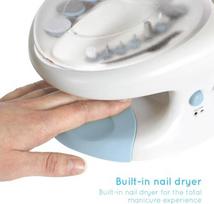 freza nagams - Homedics MAN-3023A-EU Pro manikiūro ir pedikiūro rinkinys, Balta (White) - 4 nuotrauka