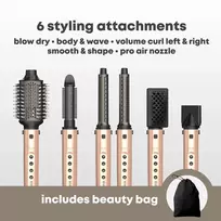 plauku formavimo sukos - Revamp Dynamic Pro Blow Dry DR-2850GD-EU - 6 nuotrauka