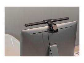 lempa 6500k - Digitus DA-90415 LED monitoriaus šviestuvas su spaustuku, juodas (Black) - 4 nuotrauka