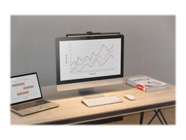 lempa 6500k - Digitus DA-90415 LED monitoriaus šviestuvas su spaustuku, juodas (Black) - 6 nuotrauka